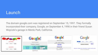 History Of Google | PPTX