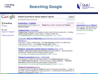 Searching Google 
