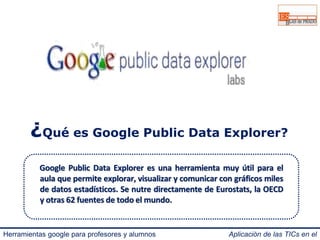 Google Public Data Explorer | PPTX