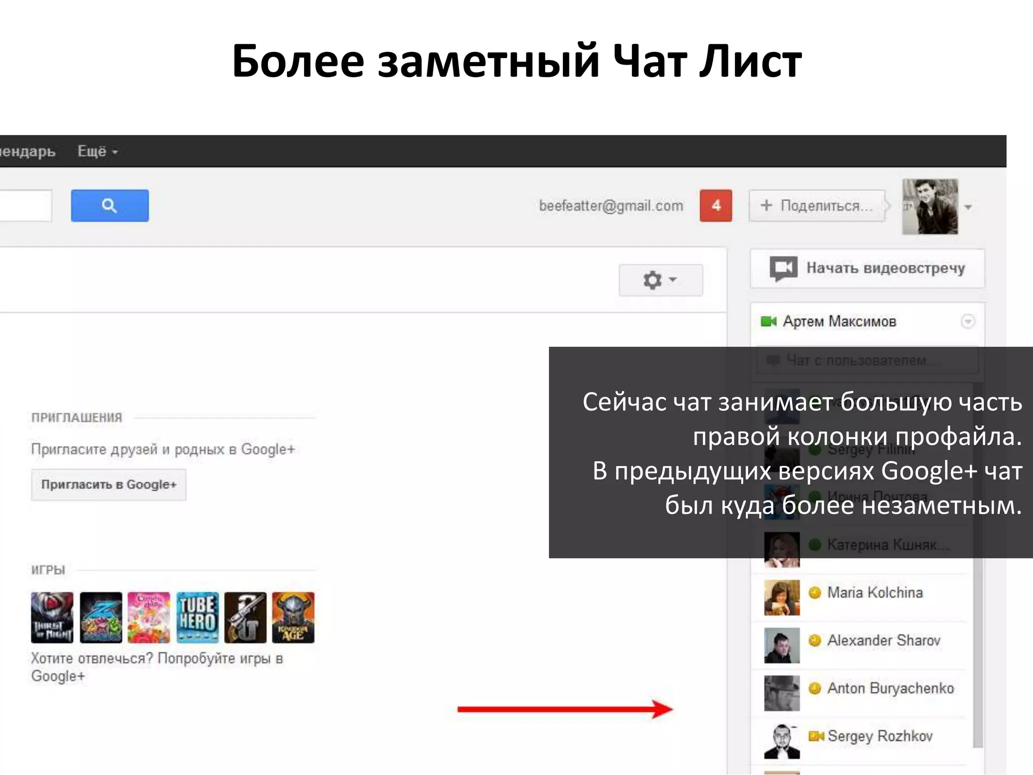Google+ Redesign | PPTX