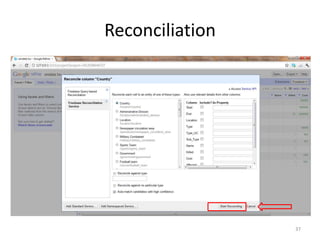 Reconciliation




                 37
 