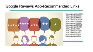 Google Reviews App-Recommended Links
https://goo.gl/My1EHW
https://goo.gl/5adm23
https://goo.gl/8AwV71
https://goo.gl/uPWNJU
https://goo.gl/GFAwPn
https://goo.gl/rkGSSH
https://goo.gl/iPNWhZ
https://goo.gl/kZpJQG
https://goo.gl/joxgtY
https://goo.gl/2kCspm
https://goo.gl/v2ubzQ
https://goo.gl/Eo487t
https://goo.gl/z1q6my
 