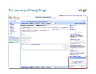 Google's internal systems