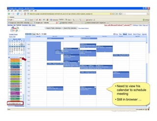 Google's internal systems