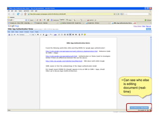 Google's internal systems