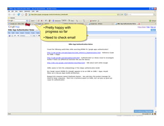 Google's internal systems