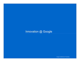 Google's internal systems