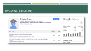 TRACKING CITATIONS
 