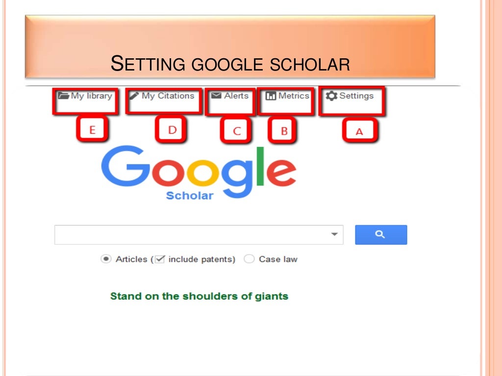 Google scholar Part 2