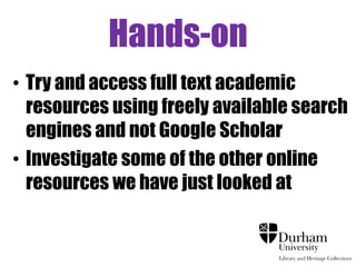 Demo 
Google Scholar 
- My citations 
- Metrics 
 