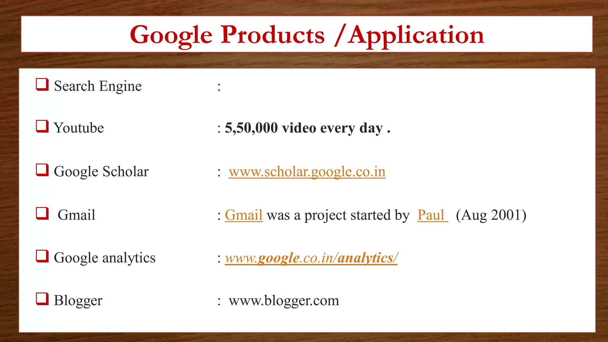 Google search ....... | PPT