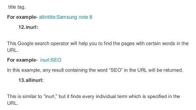google boolean search operators list google boolean search operators list