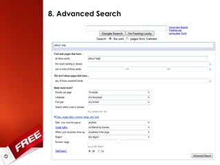 8. Advanced Search 