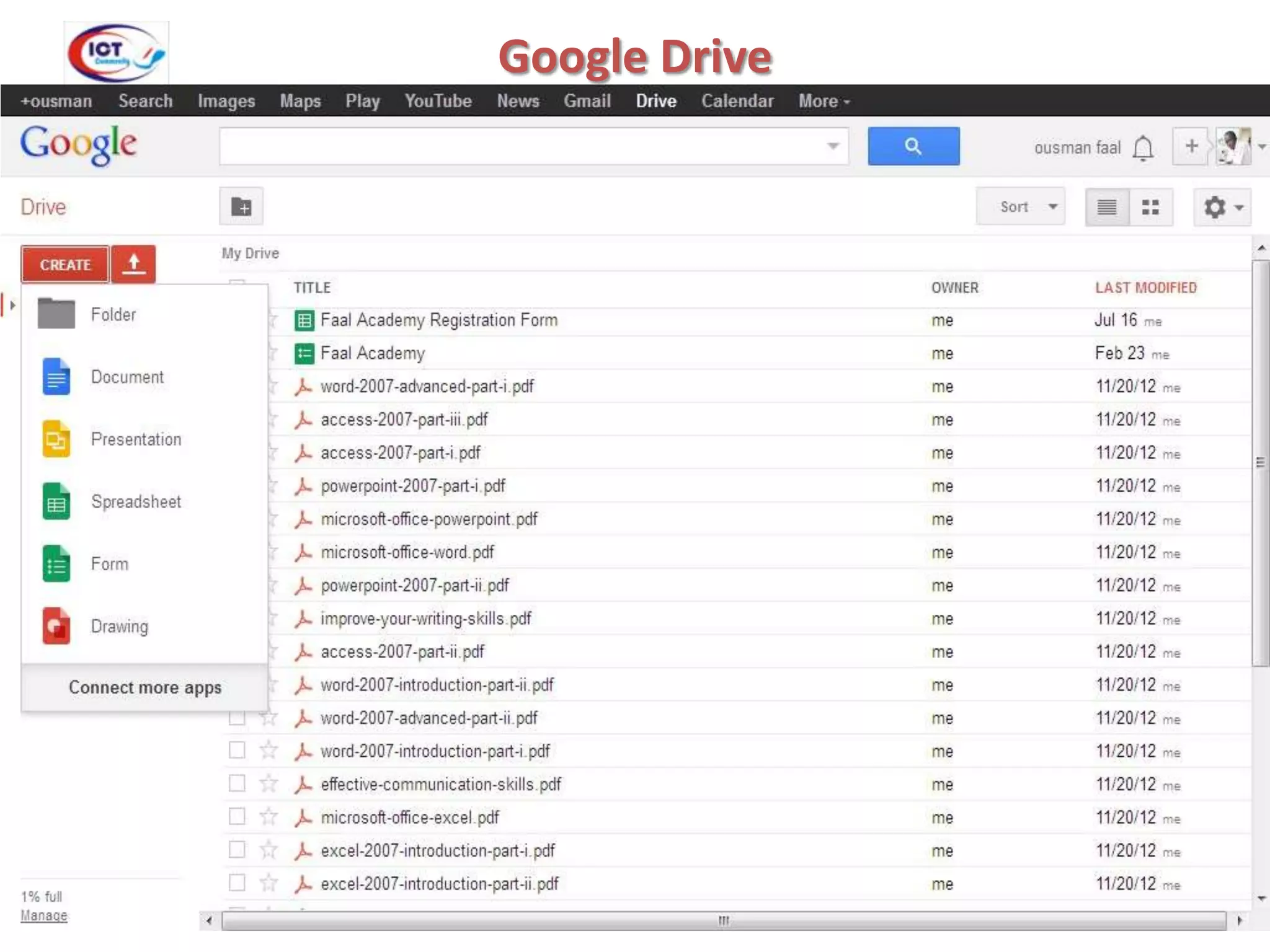 Google Drive

 