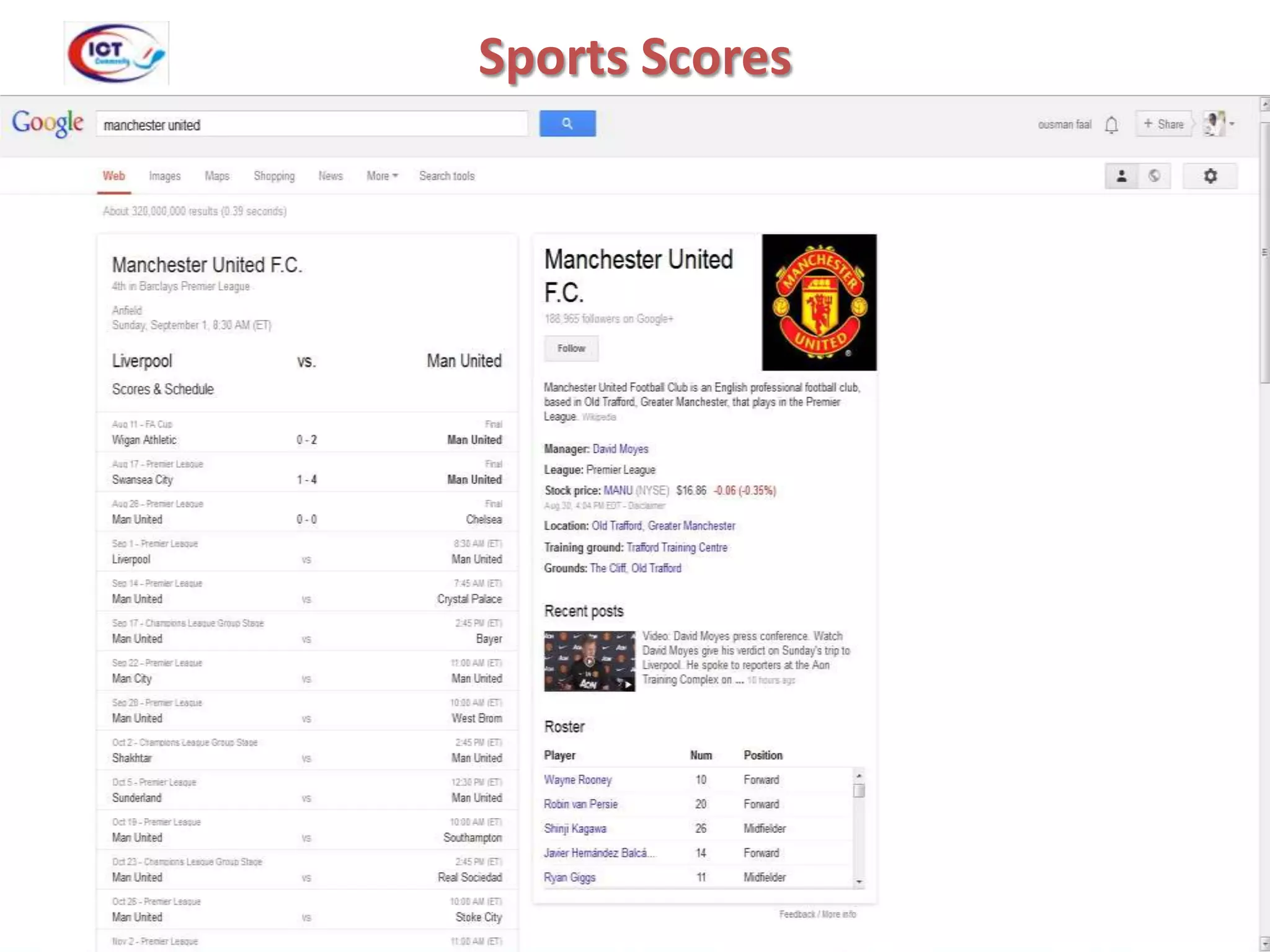 Sports Scores

 