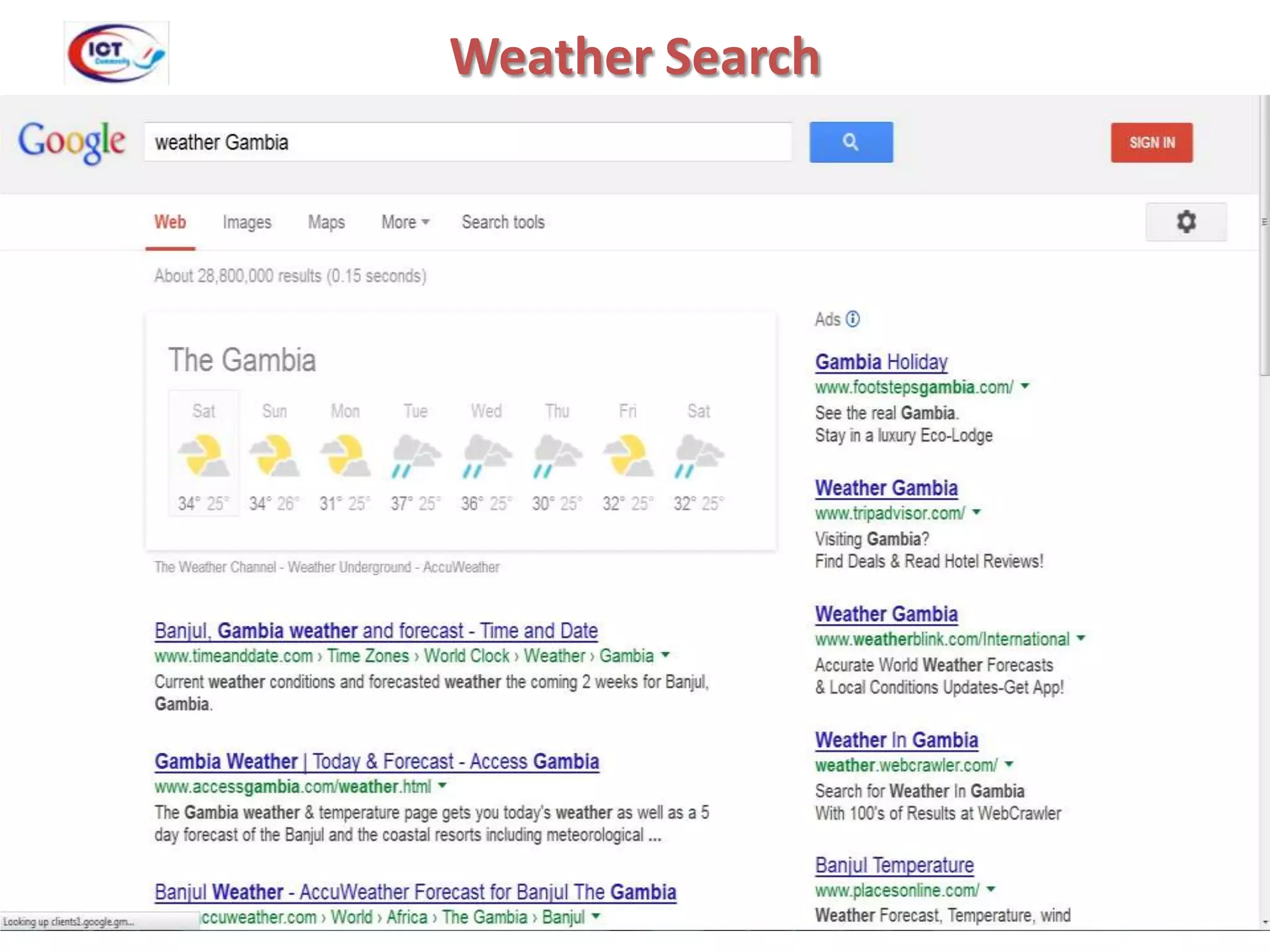Weather Search

 
