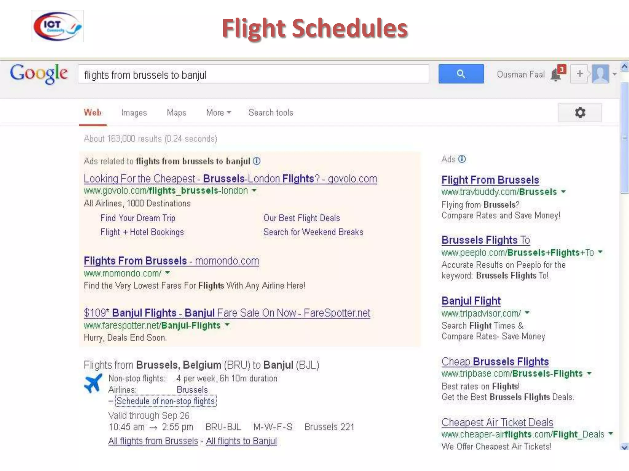 Flight Schedules

 