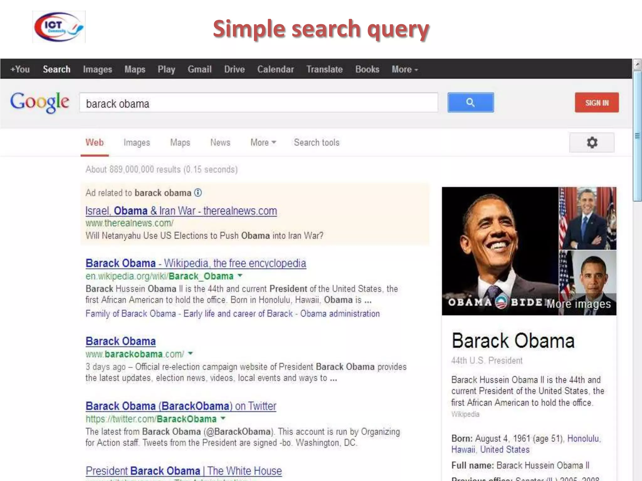 Simple search query

 