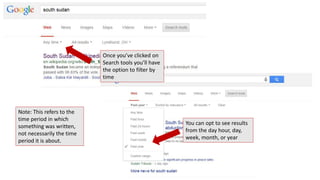 Google search tips date range and videos | PPTX