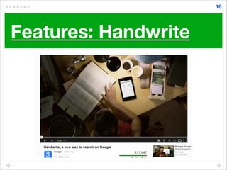 Features: Handwrite
16
 