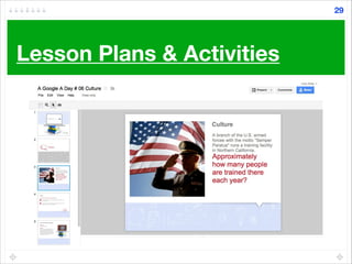 Lesson Plans & Activities
29
 