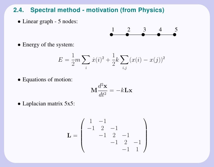 numerical linear algebra for data and link analysis numerical linear algebra