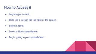 Spreadsheet Log In Google Sheets | PDF