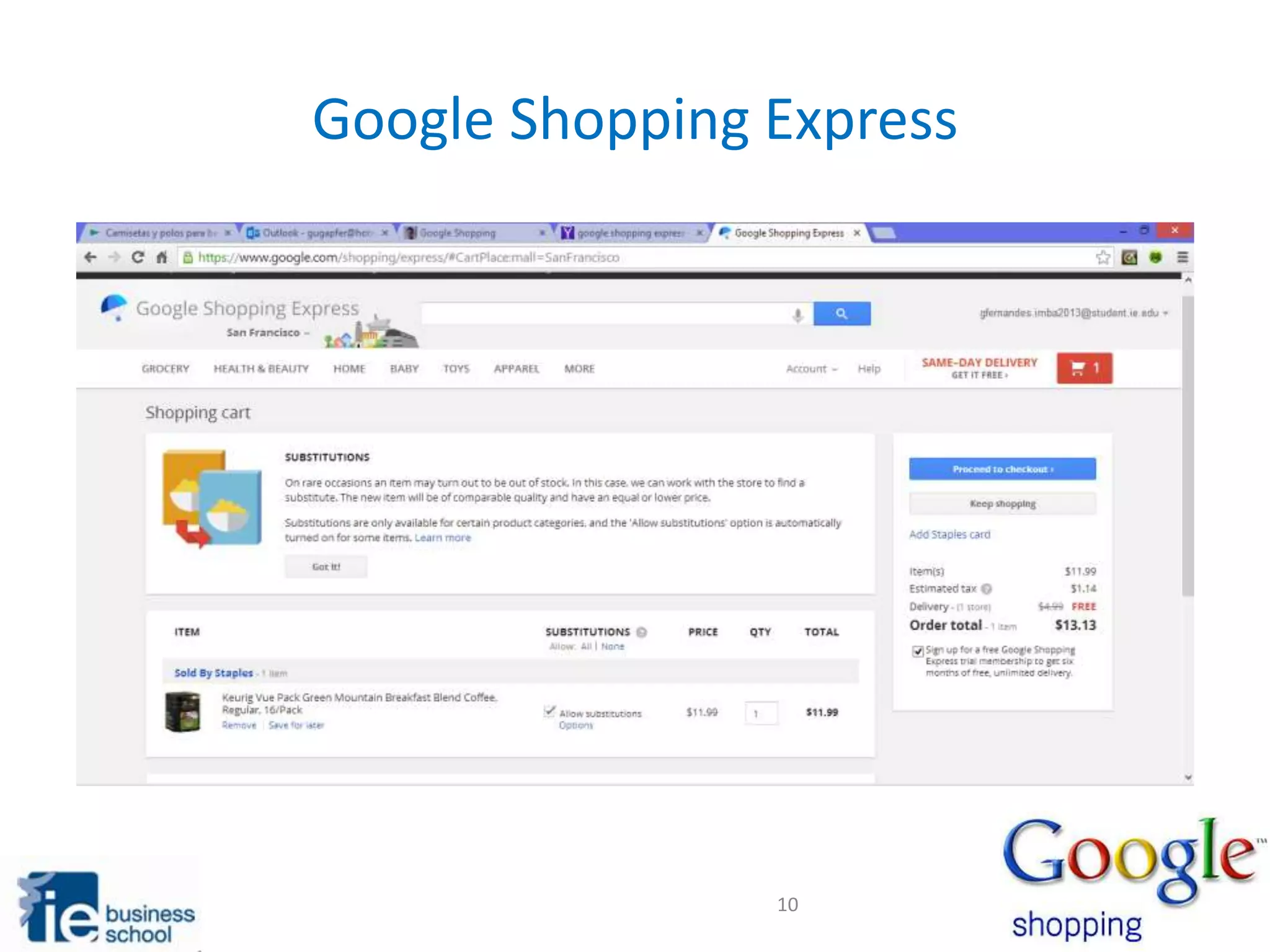 Google Shopping Express
10