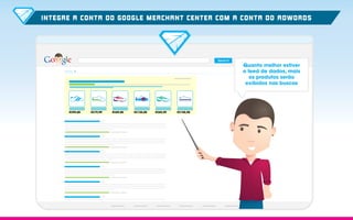 In teg re a Conta do Google Mer chant Center com a conta do Adwords

Search
+

R$99,00

R$79,99

R$89,00

R$120,00

R$85,99

R$105,90

Quanto melhor estiver
o feed de dados, mais
os produtos serão
exibidos nas buscas

 
