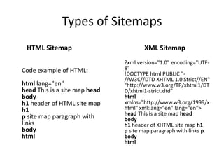 Basic Html Site Map Google Sitemap and robots.txt Setup Techniques | PPT