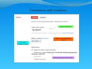 Створення веб-сторінки
 