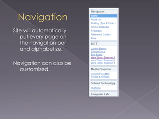 Layout MenuChange the page layout