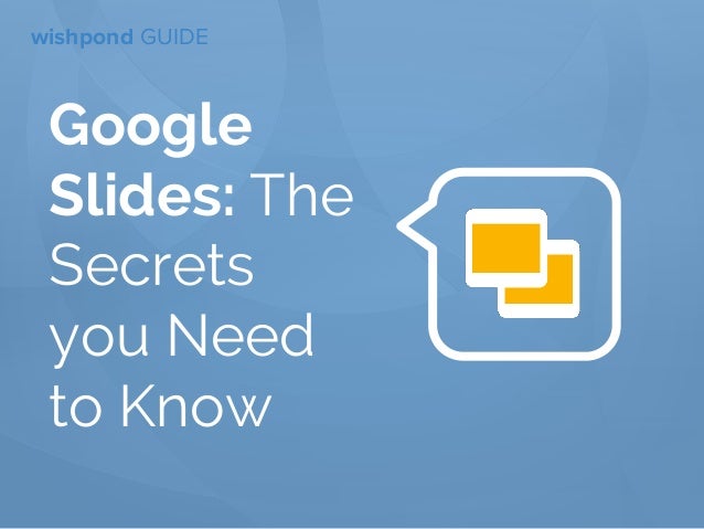 google slides functions you need to know