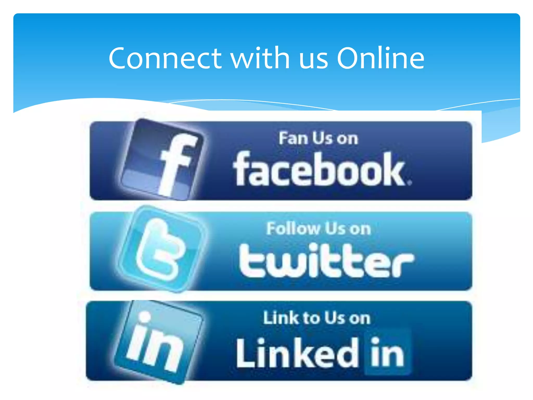 Connect with us Online