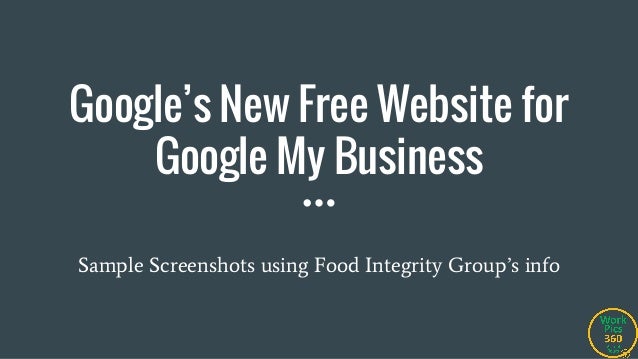google s new free website for google my business