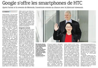 Google s'offre les smartphones de HTC