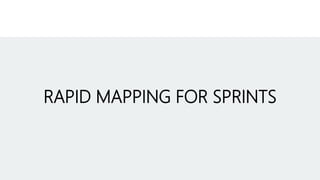 RAPID MAPPING FOR SPRINTS
 