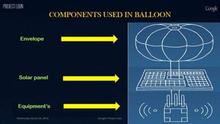 Wednesday, March 26, 2014 Google's Project loon 8
 