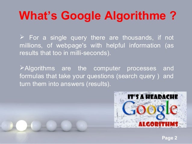 Google's secret its algorithm updates