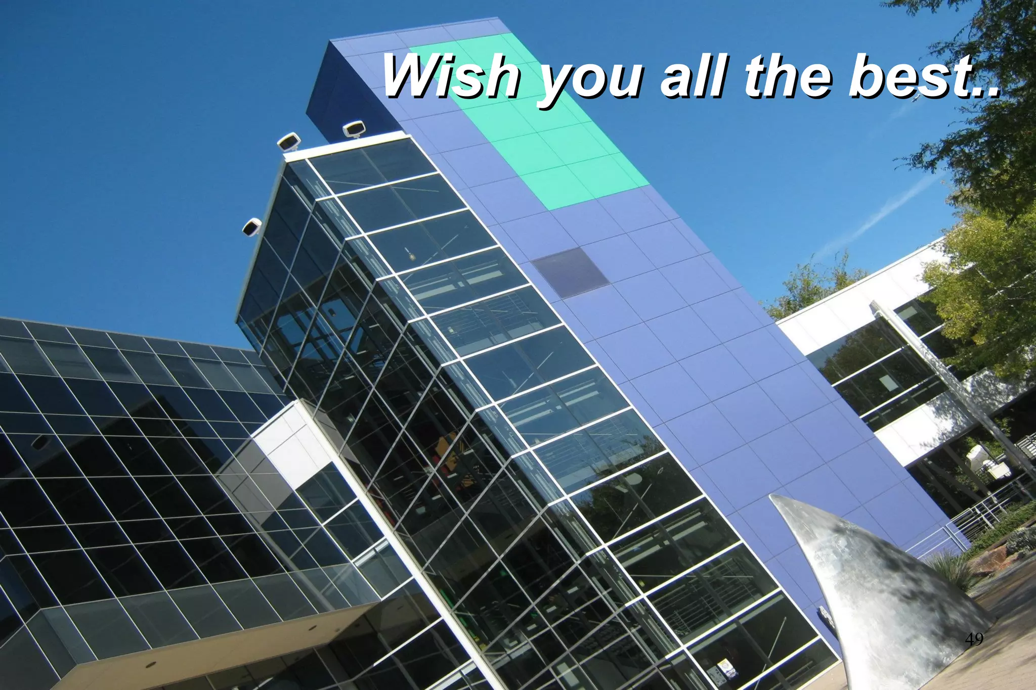 49
Wish you all the best..Wish you all the best..
 