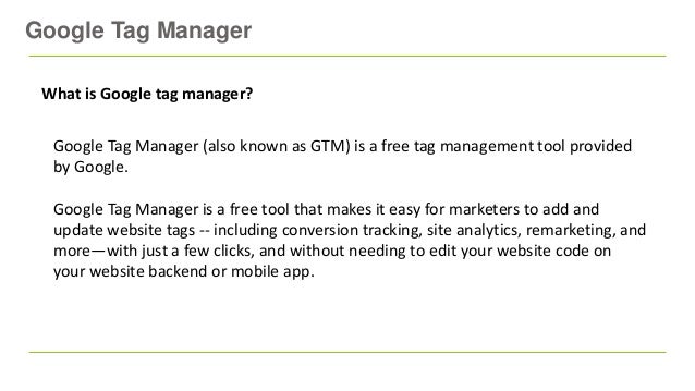 google tag manager insights