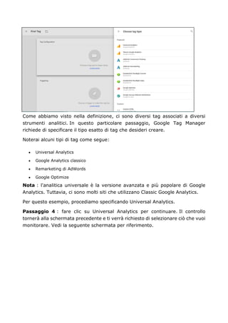 Google tag manager come funziona