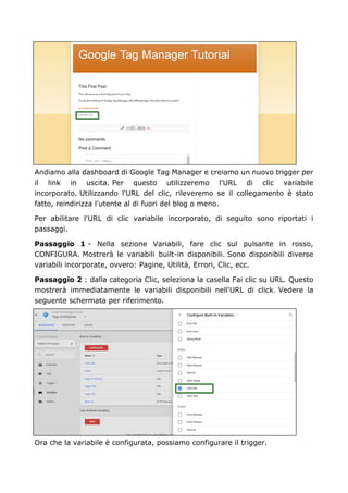 Google tag manager come funziona