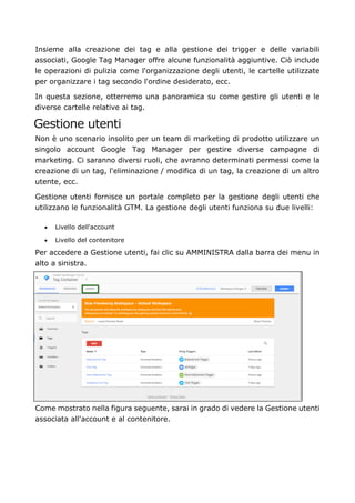 Google tag manager come funziona