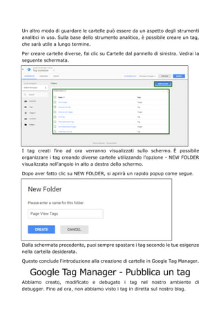 Google tag manager come funziona