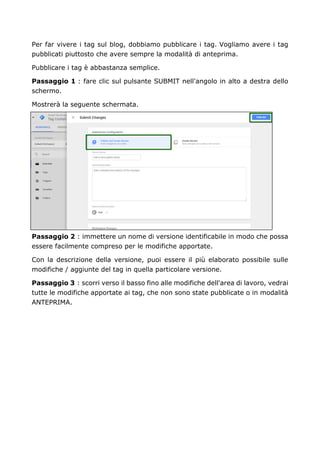 Google tag manager come funziona