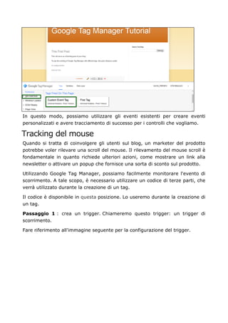 Google tag manager come funziona