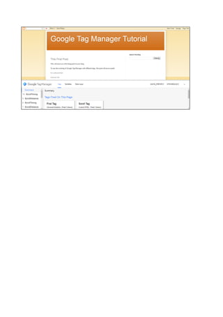 Google tag manager come funziona