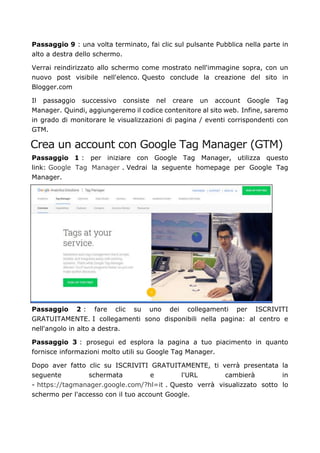 Google tag manager come funziona