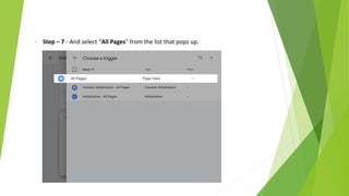 • Step – 7 - And select “All Pages” from the list that pops up.
 